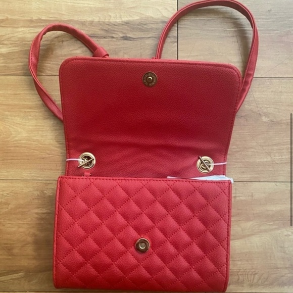 New Steve Madden Bnaomi Quilted Wallet on A String - Picture 6 of 9